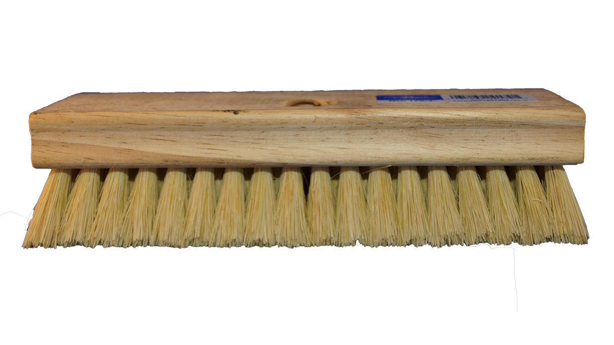 Natural Tampico & Wood Handle Scrub Brush
